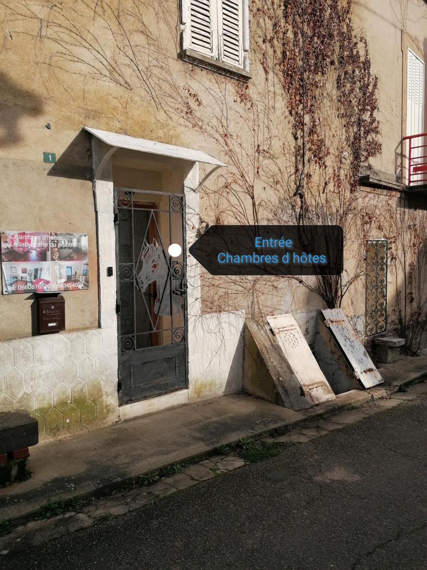 chambres d hôtes Le labyrinthe du peintre Bransat Exterior foto